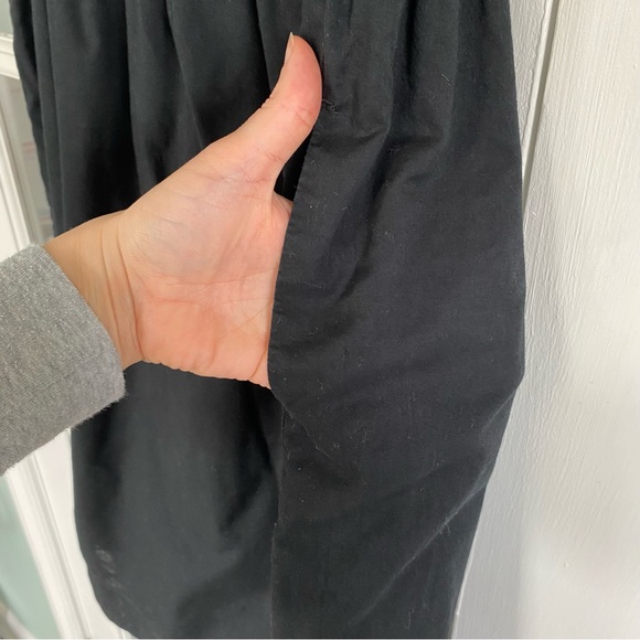 Gap Maternity Dress Cotton Medium Black - Picture 8 of 13